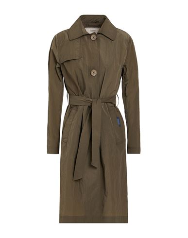 Herno Woman Overcoat & Trench Coat Military Green Size 6 Polyamide In Green