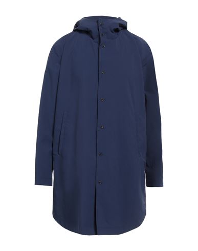 Herno Man Overcoat & Trench Coat Blue Size 44 Polyamide, Elastane