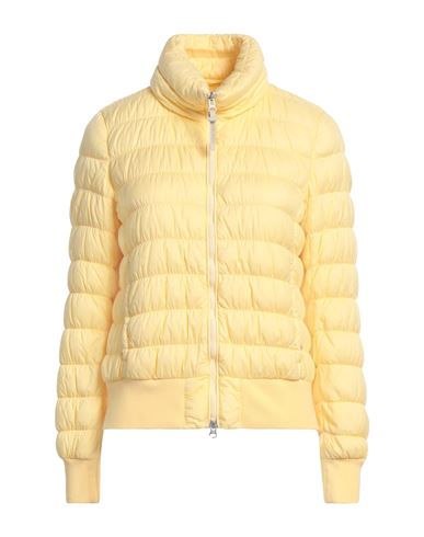 Shop Woolrich Woman Puffer Yellow Size S Polyamide