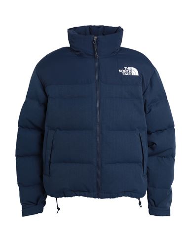 The North Face 1992 Reversible Nuptse Jacket In Navy Blue