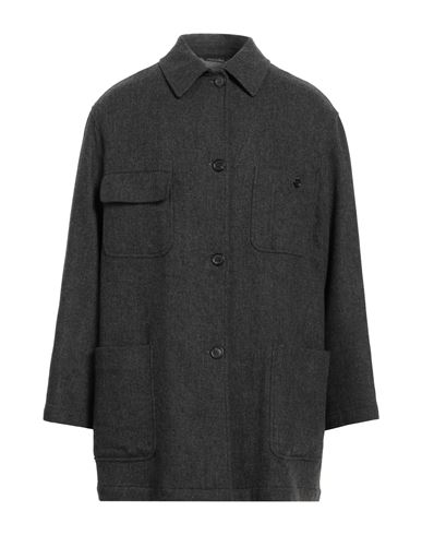 Shop Tombolini Man Overcoat & Trench Coat Grey Size 42 Polyester, Polyurethane
