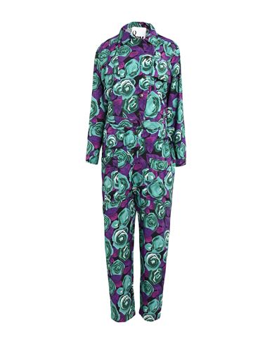 Shop 8pm Woman Jumpsuit Purple Size L Rayon, Polyester