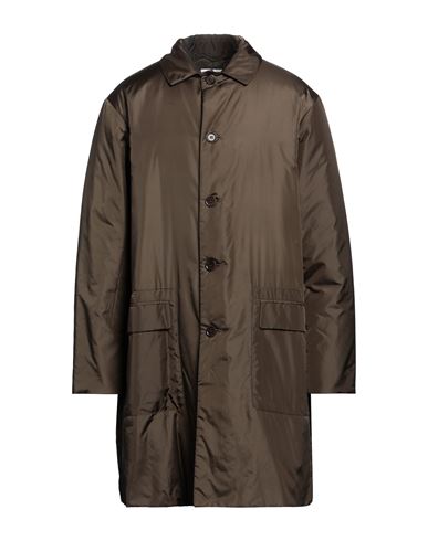 Aspesi Man Overcoat & Trench Coat Military Green Size Xl Polyamide