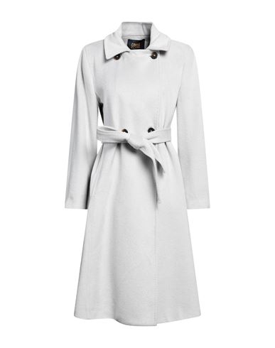 Cavalli Class Woman Coat Light Grey Size 8 Wool, Polyester, Acrylic In Gray