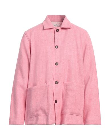 Shop Harris Tweed Man Jacket Pink Size L Cotton