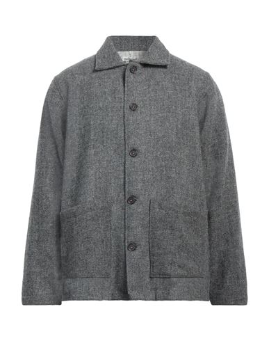 Shop Harris Tweed Man Jacket Grey Size M Cotton