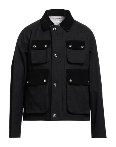 THOM BROWNE THOM BROWNE MAN JACKET BLACK SIZE 3 COTTON 