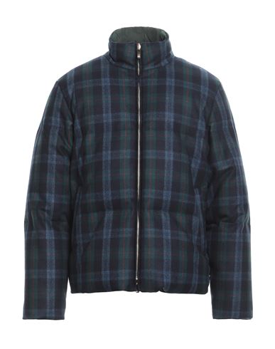 Thom Browne Man Puffer Midnight Blue Size 3 Wool, Cashmere, Polyester