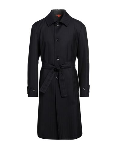 BARENA VENEZIA BARENA MAN OVERCOAT & TRENCH COAT MIDNIGHT BLUE SIZE 44 VIRGIN WOOL 