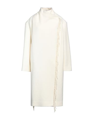 Shop Iro Woman Coat Ivory Size 10 Wool, Polyamide, Cashmere In White