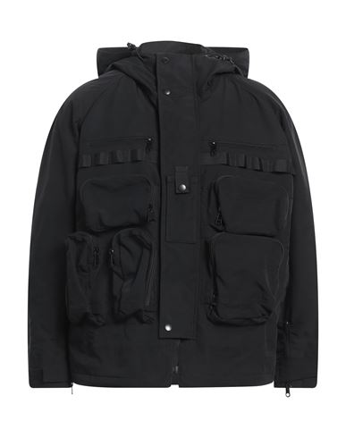 Shop Junya Watanabe Man Jacket Black Size S Polyester