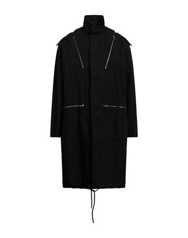 Closed Man Coat Black Size L Cotton, Nylon