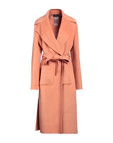 Shop Clips Woman Coat Salmon Pink Size 10 Wool