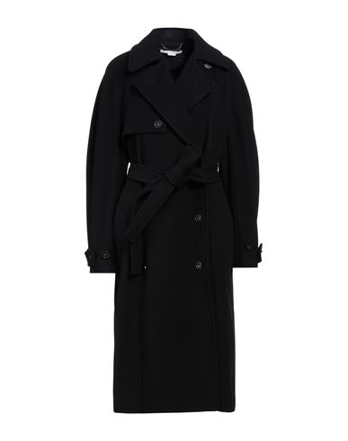 Shop Stella Mccartney Woman Coat Black Size 6-8 Wool