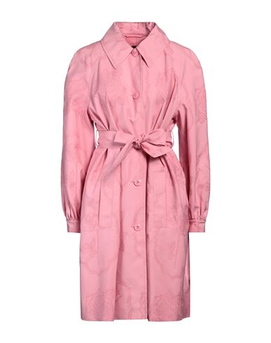 Boutique Moschino Woman Overcoat & Trench Coat Pink Size 6 Cotton, Viscose