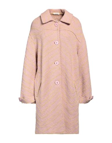 Shop Siyu Woman Coat Pink Size 4 Merino Wool