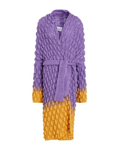Shop Letanne Woman Overcoat & Trench Coat Purple Size Onesize Cashmere