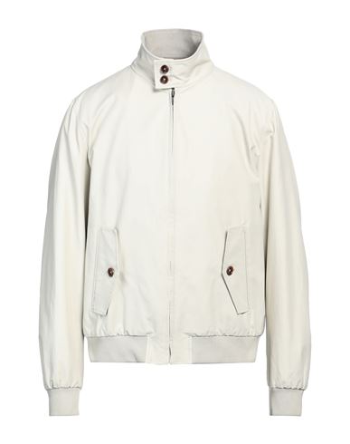 Slowear Man Jacket Light Grey Size 44 Cotton, Polyamide