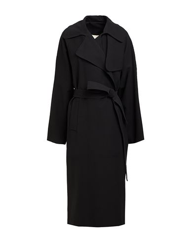 Laurence Bras Woman Overcoat & Trench Coat Black Size 6 Viscose, Polyester