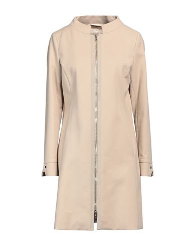 Shop Herno Woman Overcoat & Trench Coat Beige Size 6 Cotton, Viscose