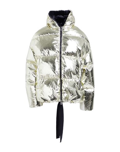 Suns Woman Puffer Platinum Size S Polyester In Grey