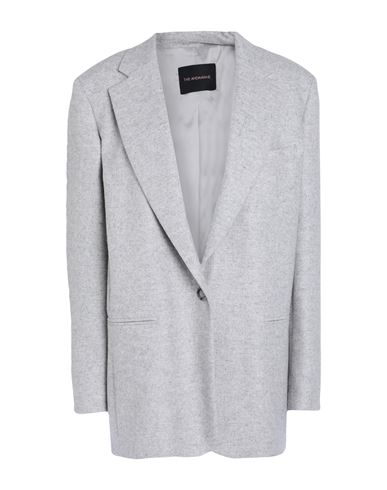 The Andamane Woman Blazer Light Grey Size 6 Wool, Polyester In Gray