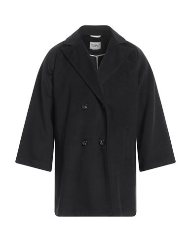 Fred Mello Man Coat Black Size S Polyester, Viscose