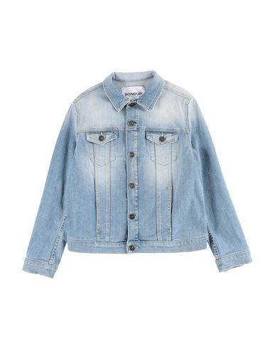 Dondup Toddler Girl Denim Outerwear Blue Size 4 Cotton, Elastomultiester, Elastane In Blue