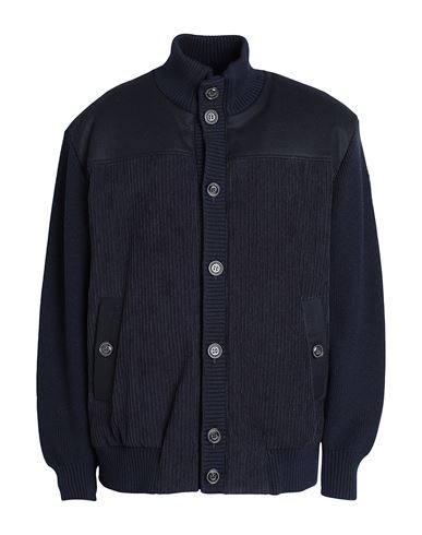 Shop Paul & Shark Man Jacket Midnight Blue Size 3xl Virgin Wool, Polyester, Cotton, Viscose, Elastane