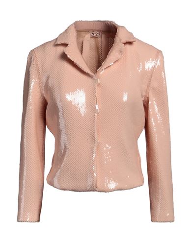 Shop N°21 Woman Jacket Blush Size 8 Polyester, Elastane In Pink