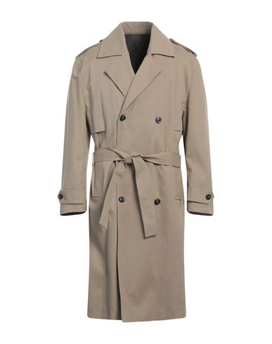 Why Not Brand Man Overcoat & Trench Coat Sand Size 1 Cotton, Elastane In Brown