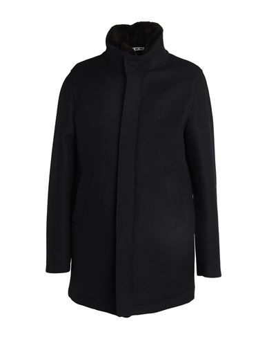 Kired Man Coat Black Size 44 Polyamide, Virgin Wool, Cashmere