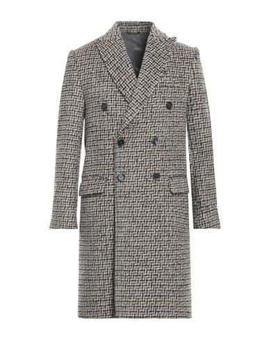 Grey Daniele Alessandrini Man Coat Grey Size 40 Polyester In Grey