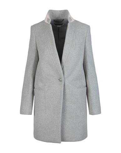 Fleur Felt-collar Wool Coat Woman Coat Grey Size 6-8 Wool