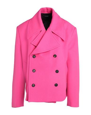 Shop Egonlab . Man Coat Fuchsia Size 38 Virgin Wool In Pink