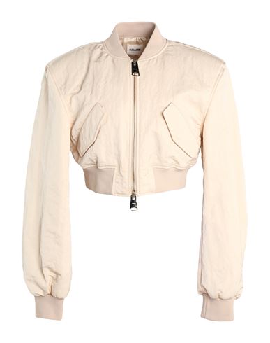 Khaite Woman Jacket Ivory Size S Polyamide, Nylon, Elastane In Neutral