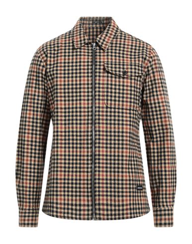 Shop Denham Man Shirt Beige Size Xl Cotton