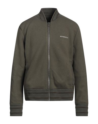 Givenchy Man Jacket Military Green Size L Wool, Polyester