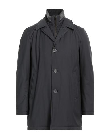 Herno Man Coat Lead Size 40 Polyester, Viscose In Gray