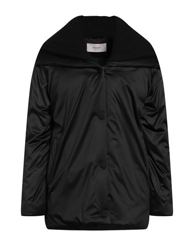 Shop Agnona Woman Jacket Black Size 14 Polyester, Cashmere