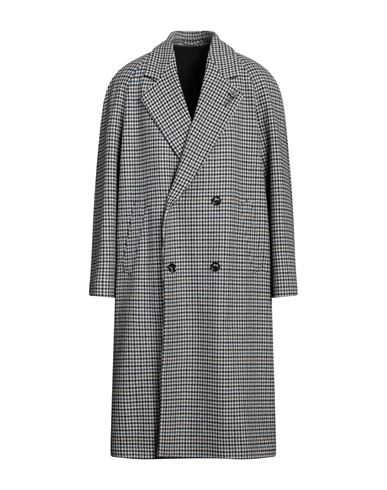 Lardini Man Coat Beige Size 40 Wool, Cashmere In Gray