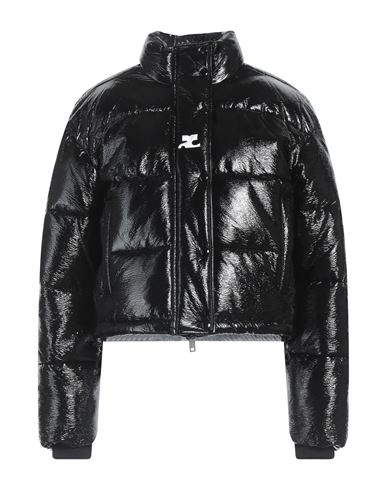 Courrèges Courreges Women Down Jacket With Logo In Black