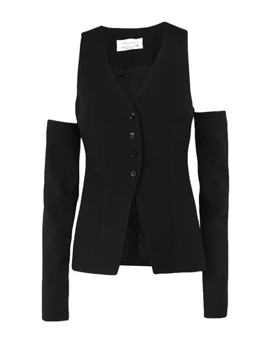 Blumarine Woman Blazer Black Size 4 Virgin Wool, Elastane In Black