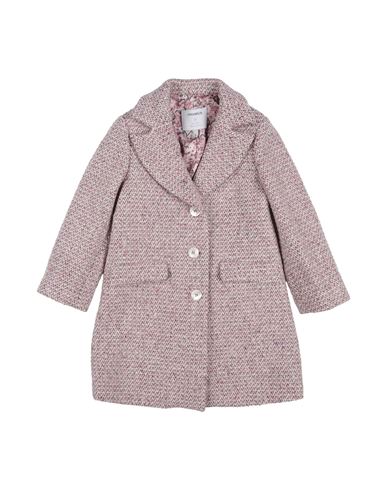 SIMONETTA SIMONETTA TODDLER GIRL COAT MAUVE SIZE 4 WOOL, ACRYLIC, SYNTHETIC FIBERS, ALPACA WOOL, MOHAIR WOOL 