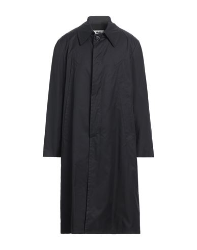Mm6 Maison Margiela Man Overcoat & Trench Coat Black Size 36 Cotton