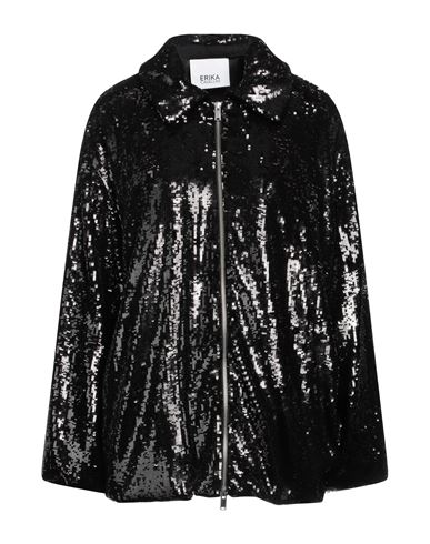 Shop Erika Cavallini Woman Jacket Black Size 4 Polyester