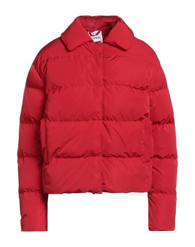 Aspesi Woman Puffer Red Size Xs Polyester