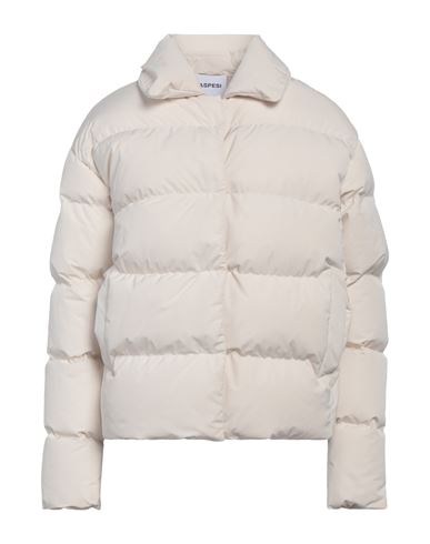 Aspesi Woman Puffer Ivory Size Xs Polyester In White