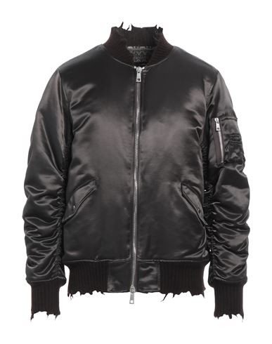 Giorgio Brato Man Jacket Dark Brown Size S Cotton, Nylon, Wool In Metallic