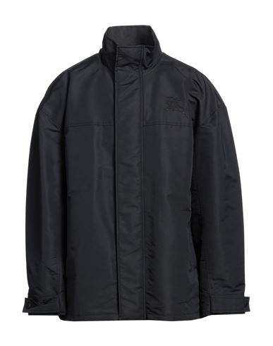 Shop Burberry Man Jacket Black Size L Polyamide